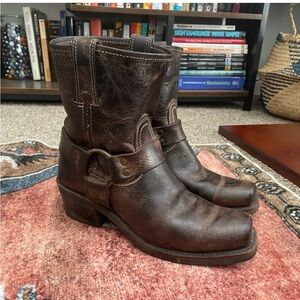 Frye harness boots